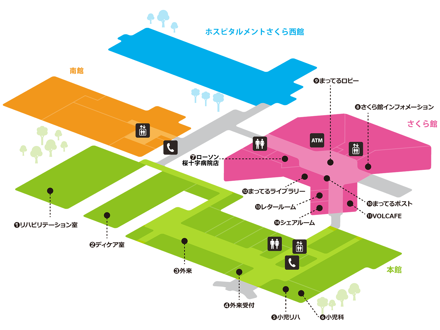 1階フロアマップ