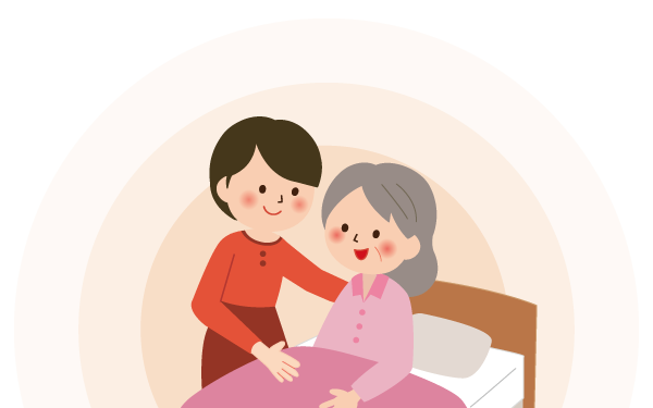 自宅で介護をしている方